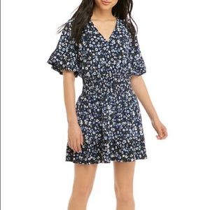 NWOT MICHAEL Michael Kors Garden Smock Waist Dress